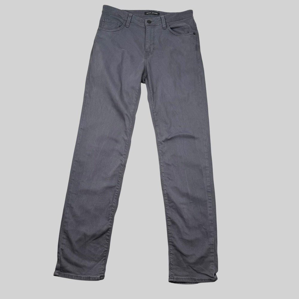Mavi Jeans Steve Athletic Fit Jeans Mens 34x34 Gray Straight Stretch Denim